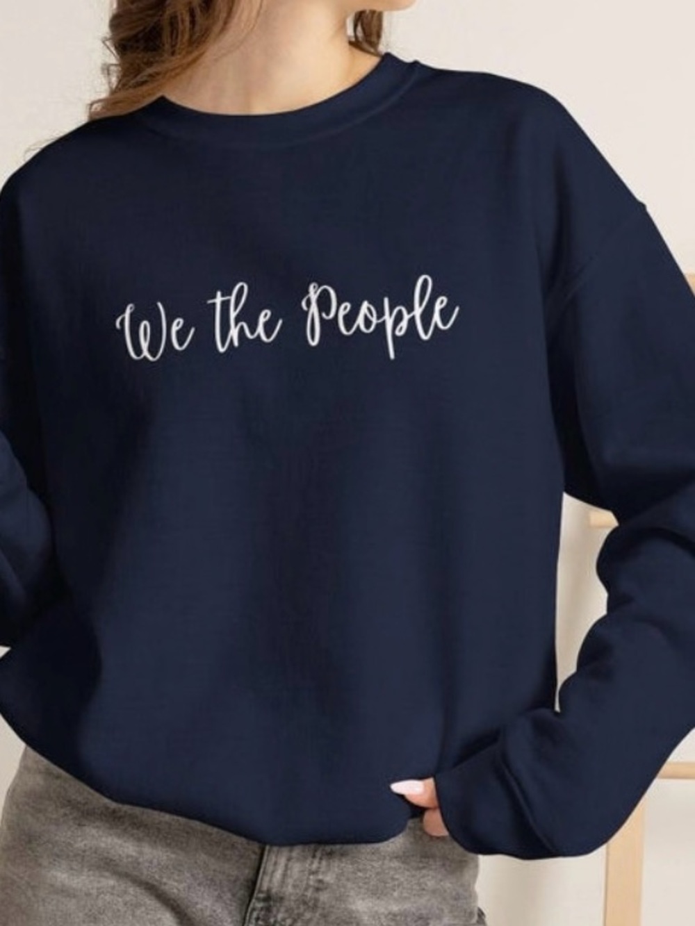 We The People Sweater Patriotic USA Independence Day Sweatshirt